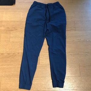 Jaanuu Men’s Navy Blue Jogger Scrubs